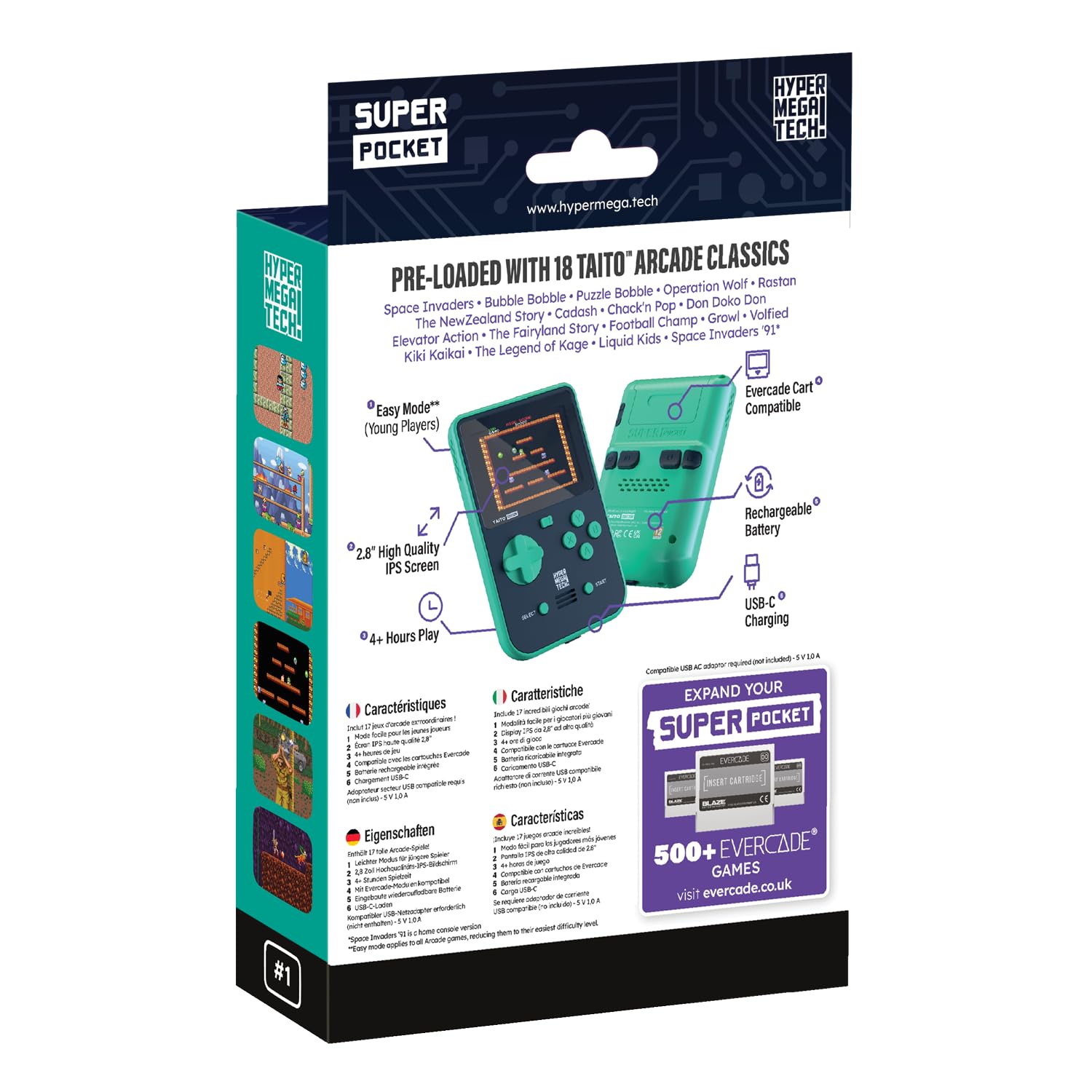 Blaze Entertainment, Taito Super Pocket, console de jeu portable Blaze Entertainment, Taito Super Pocket, console de jeu portable